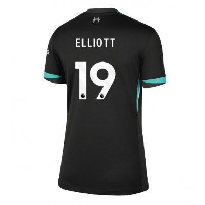 Ženski Nogometni dresi Liverpool Harvey Elliott #19 Gostujoči 2024-25 Kratek Rokav Ženski Nogometni dresi Liverpool Harvey Elliott #19 Gostujoči 2024-25 Kratek Rokav